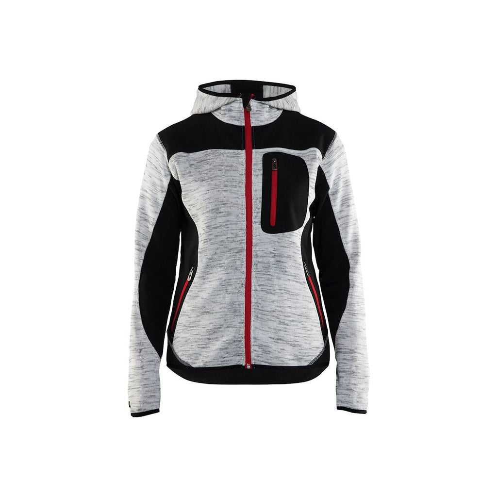 Blåkläder Dames Gebreid Vest Met Softshell Gray GRIJS MÊLEE/ZWART / XS,GRIJS MÊLEE/ZWART / S,GRIJS MÊLEE/ZWART / M,GRIJS MÊLEE/ZWART / L,GRIJS MÊLEE/ZWART / XL,GRIJS MÊLEE/ZWART / XXL,GRIJS MÊLEE/ZWART / XXXL