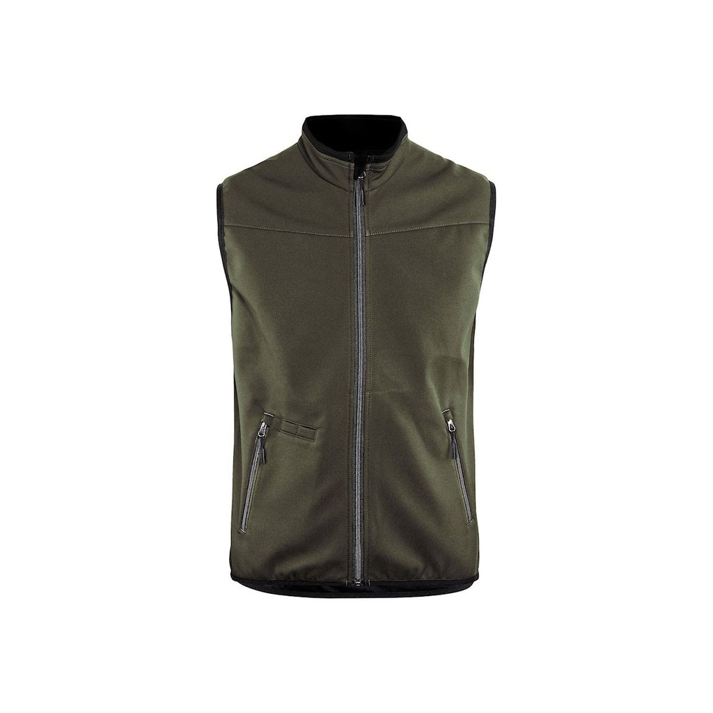 Blåkläder Softshell bodywarmer Dark Slate Gray Groen/Zwart / L,Groen/Zwart / M,Groen/Zwart / S,Groen/Zwart / XL,Groen/Zwart / XS,Groen/Zwart / 2XL