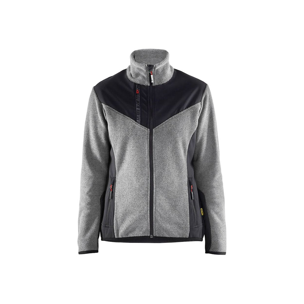 Blåkläder Dames gebreid vest met softshell Dark Slate Gray grijs mêlee/zwart / XS,grijs mêlee/zwart / S,grijs mêlee/zwart / M,grijs mêlee/zwart / L,grijs mêlee/zwart / XL,grijs mêlee/zwart / XXL,grijs mêlee/zwart / XXXL