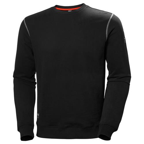 Helly Hansen Helly Hansen 79026 Oxford Sweatshirt Black Sweater zwart / XS,zwart / S,zwart / M,zwart / L,zwart / XL,zwart / XXL,zwart / 3XL,zwart / 4XL,zwart / 5XL