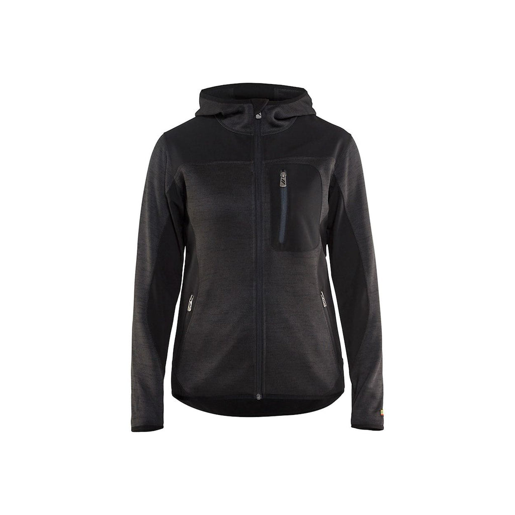 Blåkläder Dames Gebreid Vest Met Softshell Dark Slate Gray DONKERGRIJS/ZWART / XS,DONKERGRIJS/ZWART / S,DONKERGRIJS/ZWART / M,DONKERGRIJS/ZWART / L,DONKERGRIJS/ZWART / XL,DONKERGRIJS/ZWART / XXL,DONKERGRIJS/ZWART / XXXL