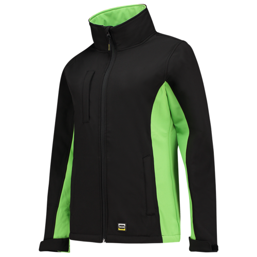 Tricorp Softshell Bicolor Dames 402008 Black Jassen BlackLime / XS,BlackLime / S,BlackLime / M,BlackLime / L,BlackLime / XL,BlackLime / XXL,BlackLime / 3XL