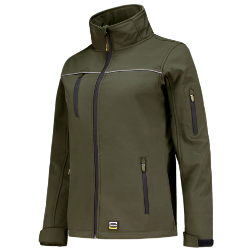 Tricorp Softshell Luxe Dames 402009 Dark Slate Gray Jassen Army / XS,Army / S,Army / M,Army / L,Army / XL,Army / XXL,Army / 3XL