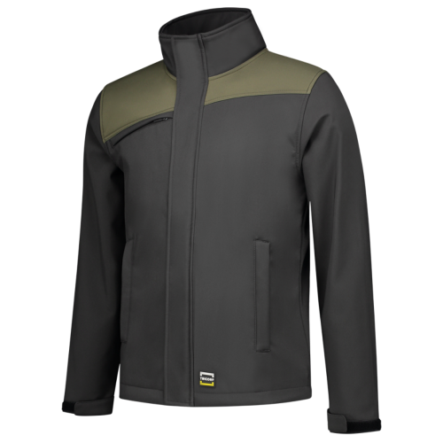 Tricorp Softshell Bicolor Naden 402021 Dark Slate Gray Jassen DarkgreyArmy / XS,DarkgreyArmy / S,DarkgreyArmy / M,DarkgreyArmy / L,DarkgreyArmy / XL,DarkgreyArmy / XXL,DarkgreyArmy / 3XL,DarkgreyArmy / 4XL