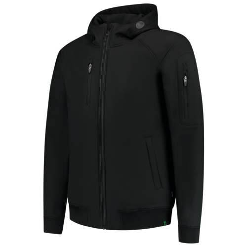 Tricorp Softshell Bomber Capuchon RE2050 402704 Black Jassen Black / XS,Black / S,Black / M,Black / L,Black / XL,Black / XXL,Black / 3XL