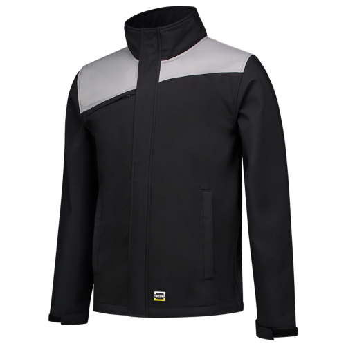 Tricorp Softshell Bicolor Naden 402021 Black Jassen BlackGrey / XS,BlackGrey / S,BlackGrey / M,BlackGrey / L,BlackGrey / XL,BlackGrey / XXL,BlackGrey / 3XL,BlackGrey / 4XL