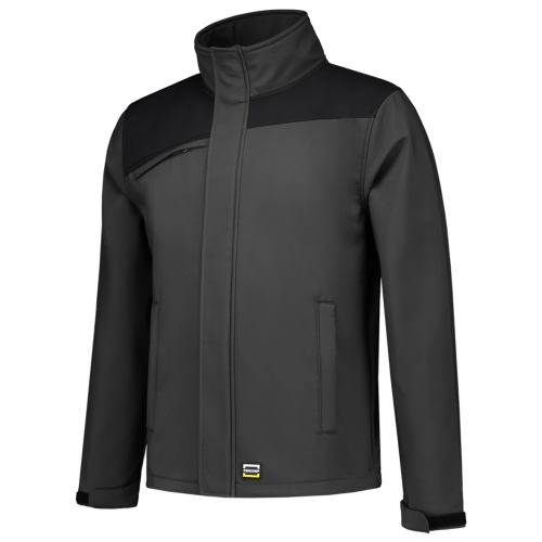 Tricorp Softshell Bicolor Naden 402021 Dark Slate Gray Jassen DarkgreyBlack / XS,DarkgreyBlack / S,DarkgreyBlack / M,DarkgreyBlack / L,DarkgreyBlack / XL,DarkgreyBlack / XXL,DarkgreyBlack / 3XL,DarkgreyBlack / 4XL