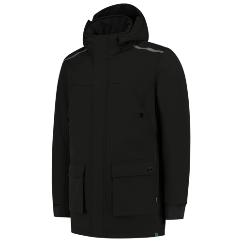 Tricorp Winter Softshell Parka Rewear 402713 Black Jassen Black / XS,Black / S,Black / M,Black / L,Black / XL,Black / XXL,Black / 3XL