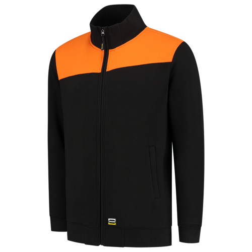 Tricorp Sweatvest Bicolor Naden 302014 Black Sweaters BlackOrange / XS,BlackOrange / S,BlackOrange / M,BlackOrange / L,BlackOrange / XL,BlackOrange / XXL,BlackOrange / 3XL