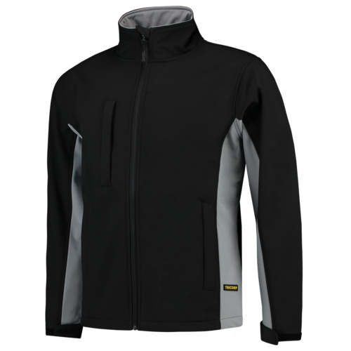 Tricorp Softshell Bicolor 402002 Black Jassen BlackGrey / XS,BlackGrey / S,BlackGrey / M,BlackGrey / L,BlackGrey / XL,BlackGrey / XXL,BlackGrey / 3XL