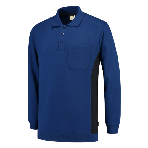 Tricorp Polosweater Bicolor Borstzak 302001 Midnight Blue Sweaters RoyalblueNavy / XS,RoyalblueNavy / S,RoyalblueNavy / M,RoyalblueNavy / L,RoyalblueNavy / XL,RoyalblueNavy / XXL,RoyalblueNavy / 3XL