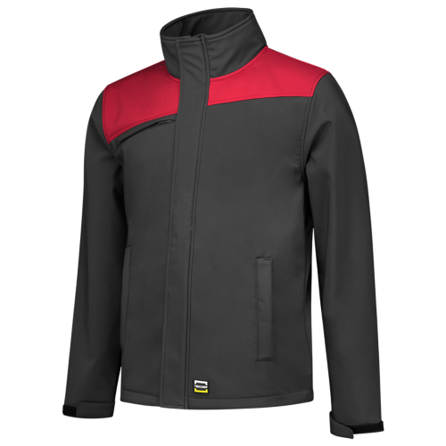 Tricorp Softshell Bicolor Naden 402021 Dark Slate Gray Jassen DarkgreyRed / XS,DarkgreyRed / S,DarkgreyRed / M,DarkgreyRed / L,DarkgreyRed / XL,DarkgreyRed / XXL,DarkgreyRed / 3XL,DarkgreyRed / 4XL