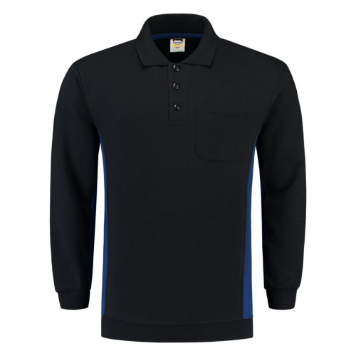 Tricorp Polosweater Bicolor 302001 Black Sweaters BlackRoyalblue / XS,BlackRoyalblue / S,BlackRoyalblue / M,BlackRoyalblue / L,BlackRoyalblue / XL,BlackRoyalblue / XXL,BlackRoyalblue / 3XL