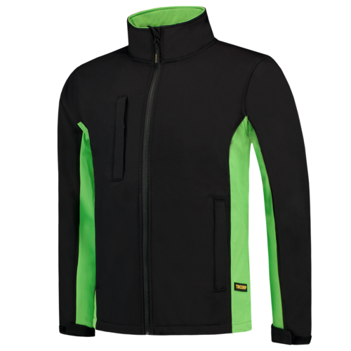 Tricorp Softshell Bicolor 402002 Black Jassen BlackLime / XS,BlackLime / S,BlackLime / M,BlackLime / L,BlackLime / XL,BlackLime / XXL,BlackLime / 3XL