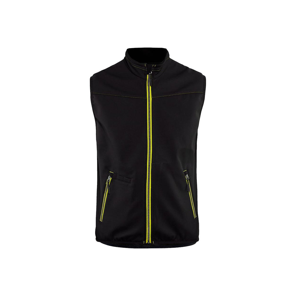 Blåkläder Softshell bodywarmer Black Groen/Zwart / XS,Groen/Zwart / S,Groen/Zwart / M,Groen/Zwart / L,Groen/Zwart / XL,Groen/Zwart / 2XL,Donker marineblauw/Zwart / XS,Donker marineblauw/Zwart / S,Donker marineblauw/Zwart / M,Donker marineblauw/Zwart / L,Donker marineblauw/Zwart / XL,Donker marineblauw/Zwart / 2XL,Zwart/High Vis Geel / XS,Zwart/High Vis Geel / S,Zwart/High Vis Geel / M,Zwart/High Vis Geel / L,Zwart/High Vis Geel / XL,Zwart/High Vis Geel / 2XL,Zwart/Rood / XS,Zwart/Rood / S,Zwart/Rood / M,Zwa