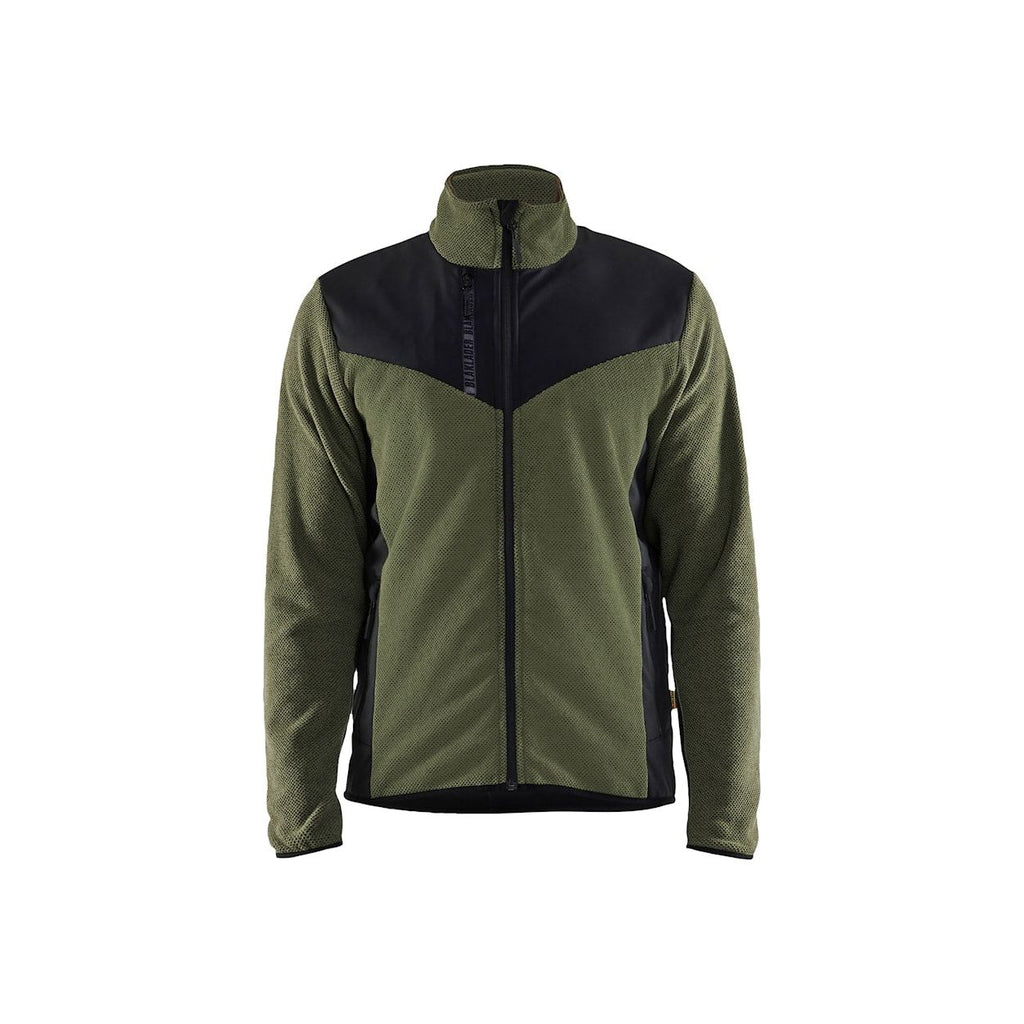 Blåkläder Gebreid vest met softshell Dark Slate Gray Vest herfstgroen/zwart / XS,herfstgroen/zwart / S,herfstgroen/zwart / M,herfstgroen/zwart / L,herfstgroen/zwart / XL,herfstgroen/zwart / XXL,herfstgroen/zwart / XXXL