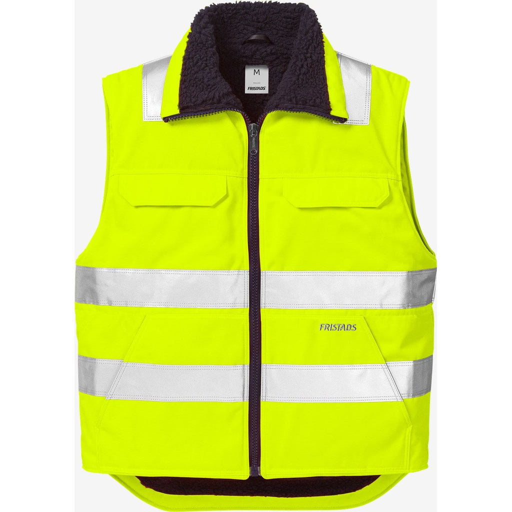 Fristads Fristads 5304 BT bodywarmer Yellow Bodywarmer fluor geel / S,fluor geel / M,fluor geel / L,fluor geel / XL,fluor geel / XXL