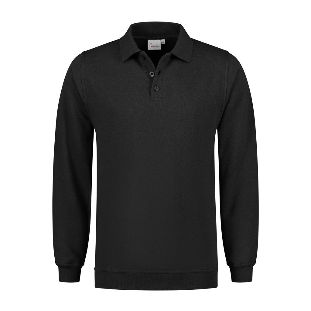 Santino Santino polosweater Polosweater Robin Black Polosweater Black / XS, S, M, L, XL, XXL, 3XL, 4XL, 5XL