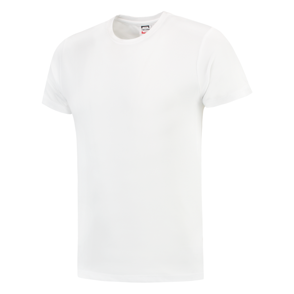 Tricorp T-shirt Cooldry Bamboe Fitted 101003 White Smoke T-shirts White / L,White / M,White / S,White / XL,White / XS,White / XXL