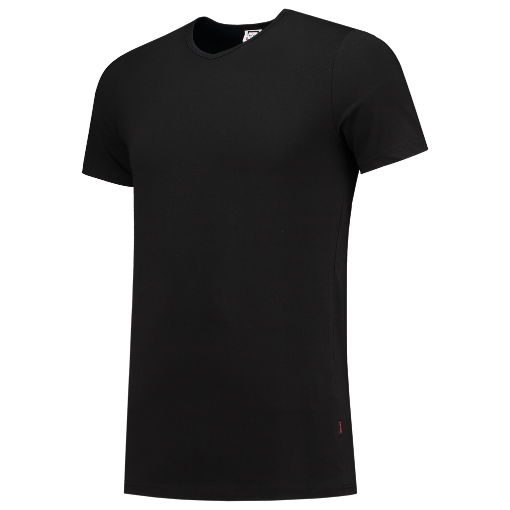 Tricorp T-shirt Elastaan Fitted V Hals 101012 Black T-shirts Black / 4XL,Black / L,Black / M,Black / S,Black / XL,Black / XS,Black / XXL,Black / 3XL