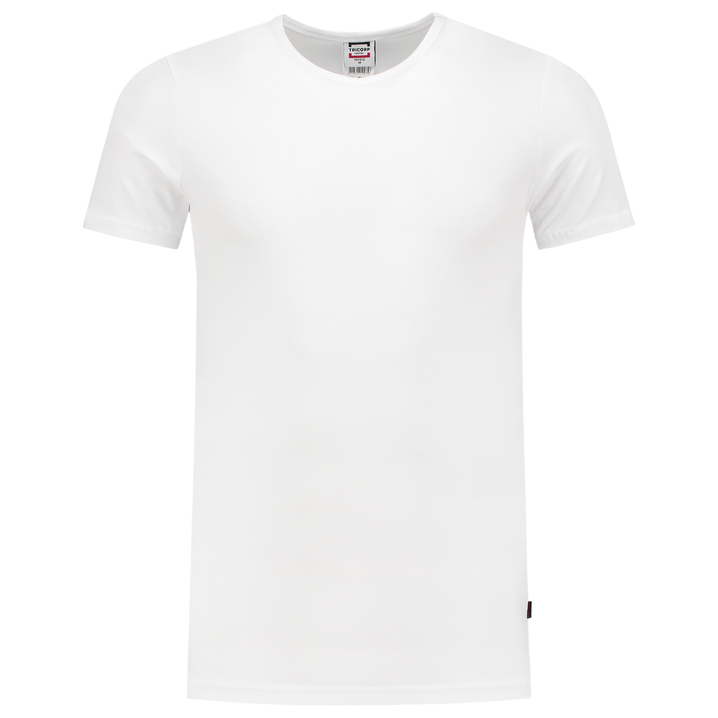 Tricorp T-shirt Elastaan Fitted V Hals 101012 White Smoke T-shirts Black / XS,Black / S,Black / M,Black / L,Black / XL,Black / XXL,Black / 3XL,Black / 4XL,White / XS,White / S,White / M,White / L,White / XL,White / XXL,White / 3XL,White / 4XL