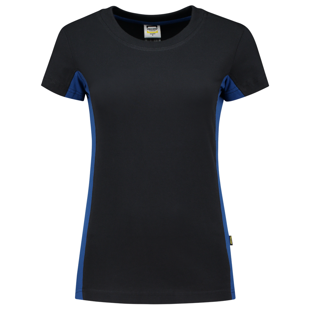 Tricorp T-shirt Bicolor Dames 102003 Dark Slate Gray T-shirts NavyRoyalblue / 3XL,NavyRoyalblue / L,NavyRoyalblue / M,NavyRoyalblue / S,NavyRoyalblue / XL,NavyRoyalblue / XS,NavyRoyalblue / XXL