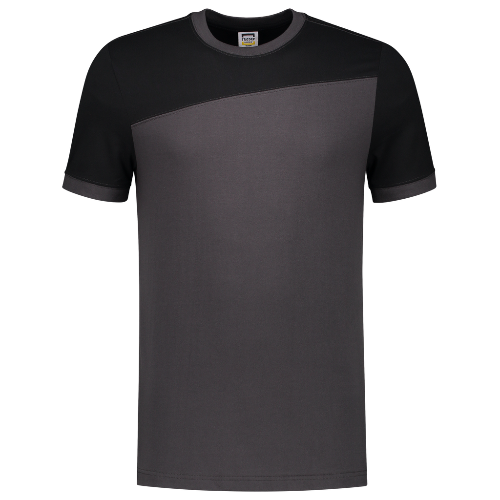 Tricorp T-shirt Bicolor Naden 202006 Dark Slate Gray T-shirts DarkgreyBlack / 3XL,DarkgreyBlack / L,DarkgreyBlack / M,DarkgreyBlack / S,DarkgreyBlack / XL,DarkgreyBlack / XS,DarkgreyBlack / XXL