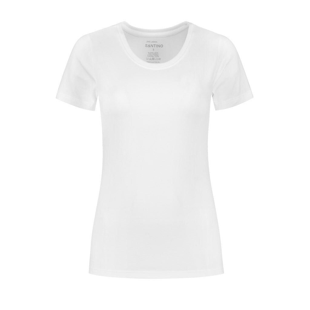 Santino Santino t-shirt Jive Ladies C-neck Lavender T-shirt White / XS, S, M, L, XL, XXL