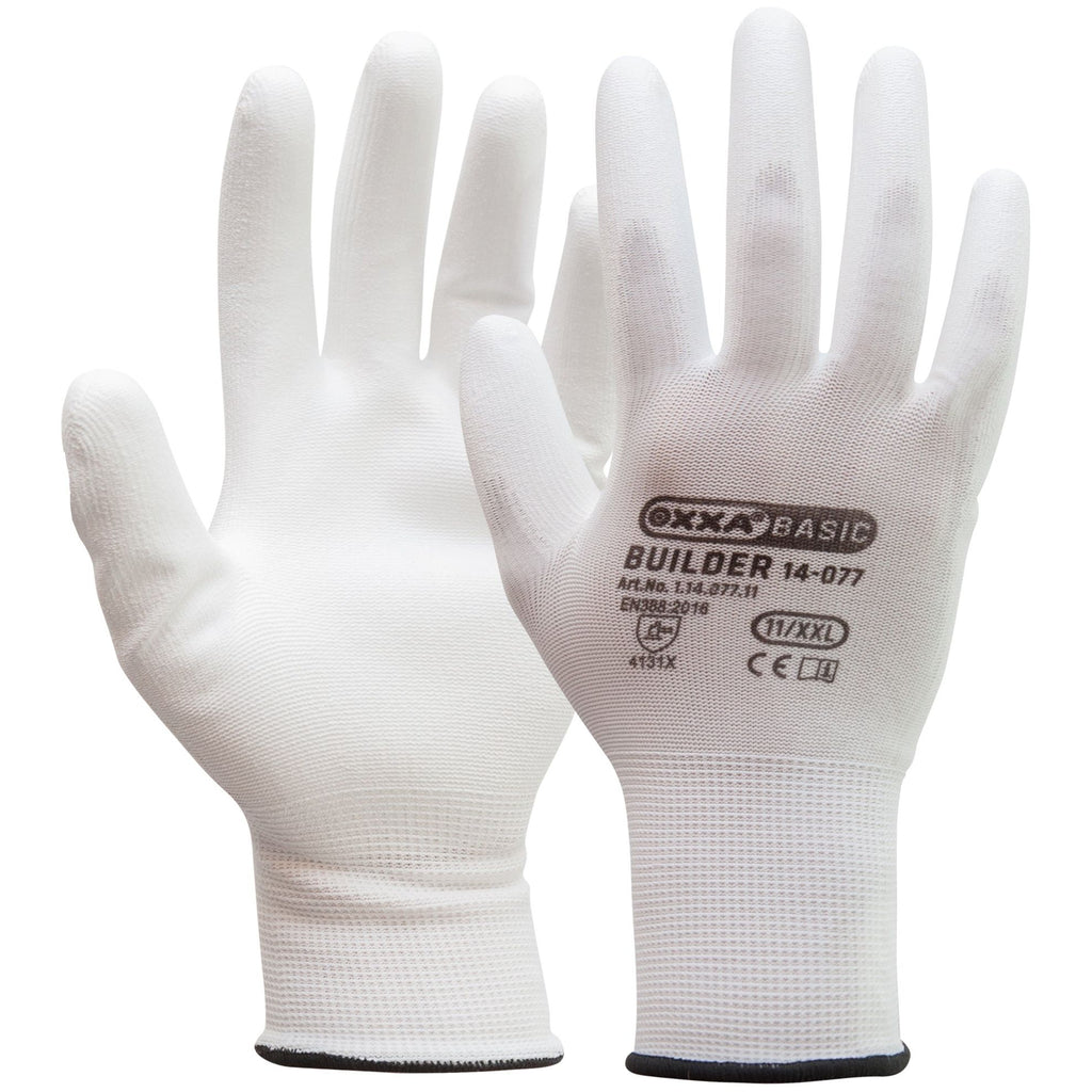 OXXA Basic OXXA® Builder 11-525 handschoen Light Gray Handschoen wit / 7/S,wit / 8/M,wit / 9/L,wit / 10/XL,wit / 11/XXL