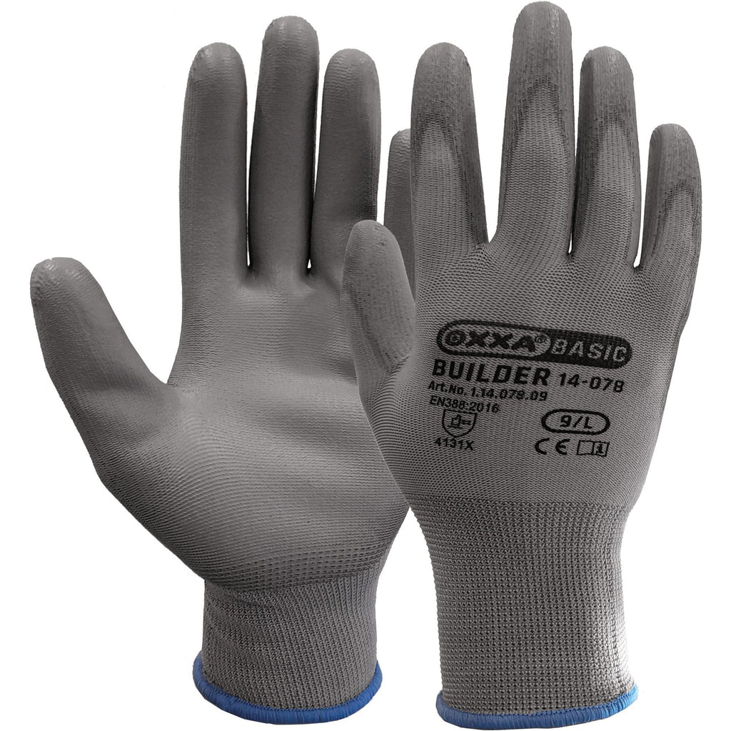 OXXA Basic OXXA® Builder 11-525 handschoen Dim Gray Handschoen grijs / 7/S,grijs / 8/M,grijs / 9/L,grijs / 10/XL,grijs / 11/XXL