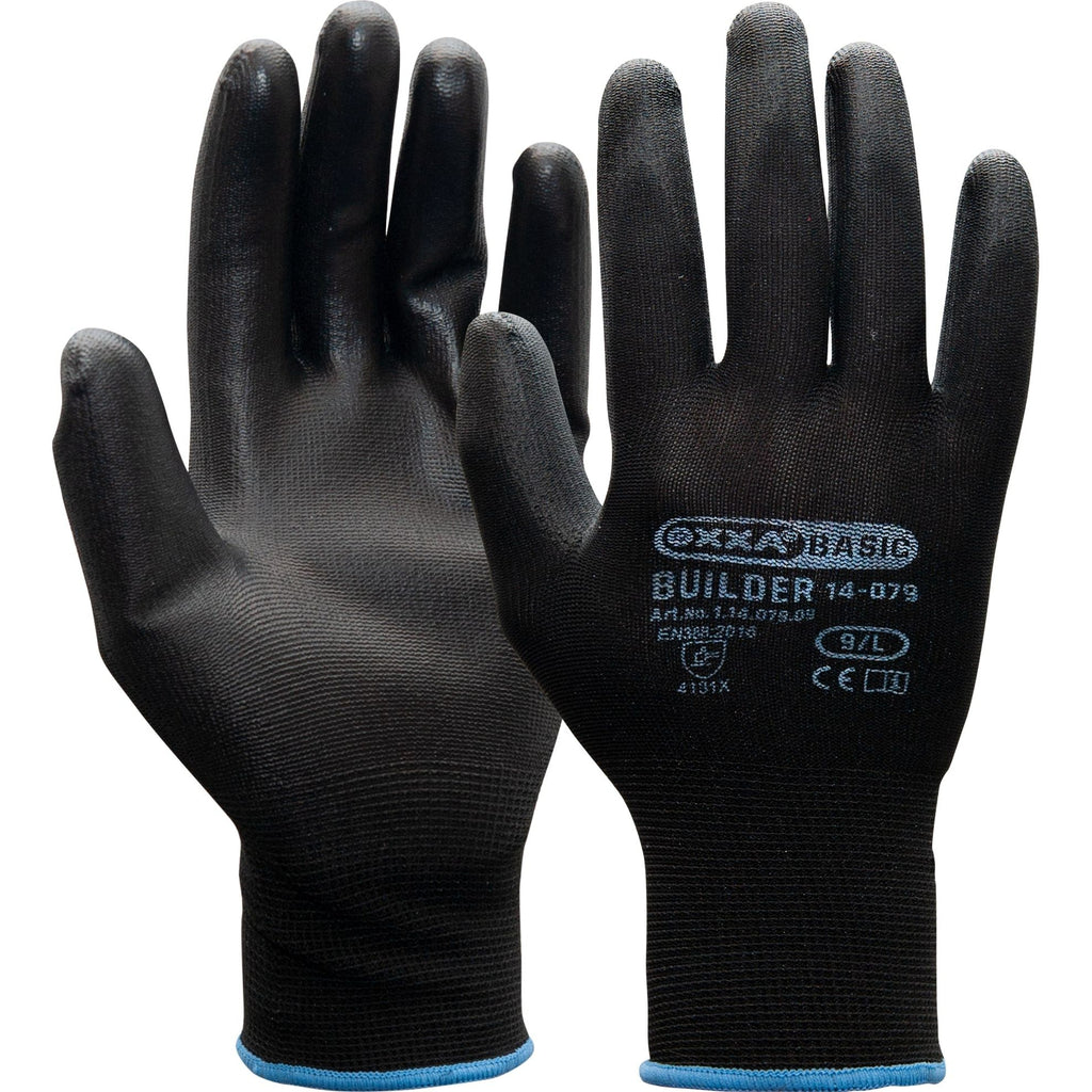 OXXA Basic OXXA® Builder 11-525 handschoen Black Handschoen zwart / 7/S,zwart / 8/M,zwart / 9/L,zwart / 10/XL,zwart / 11/XXL