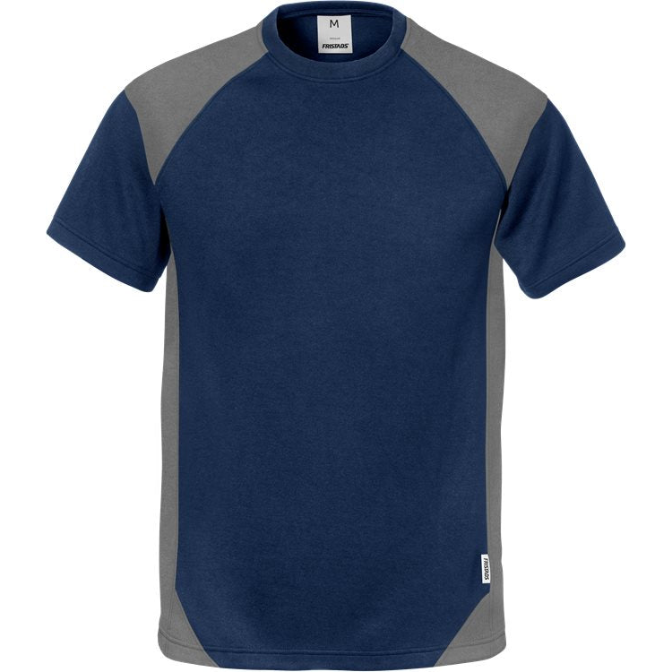 FRISTADS T-Shirt 7046 Thv Dark Slate Gray T-shirts/Poloshirts Marineblauw/grijs / XS,Marineblauw/grijs / S,Marineblauw/grijs / M,Marineblauw/grijs / L,Marineblauw/grijs / XL,Marineblauw/grijs / 2XL,Marineblauw/grijs / 3XL,Marineblauw/grijs / 4XL