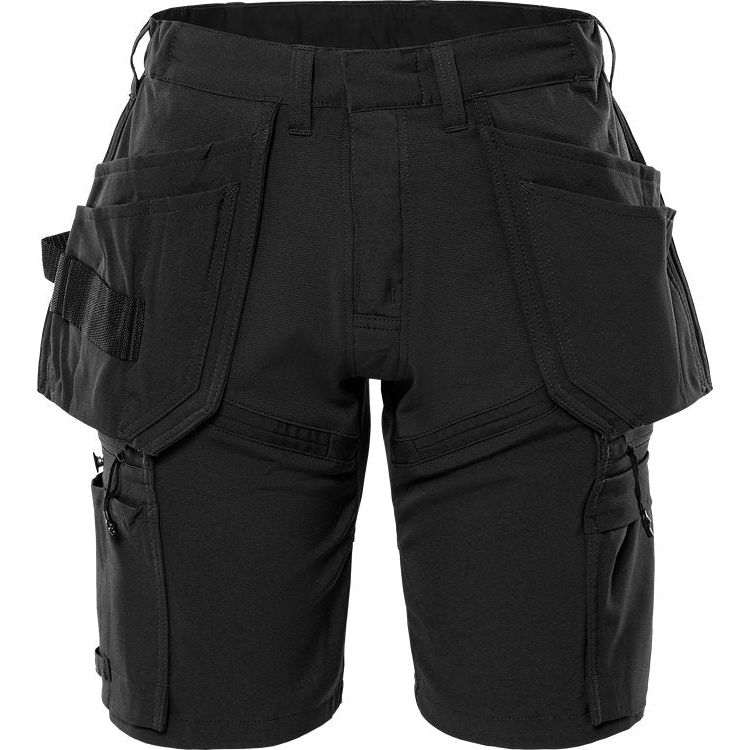 Fristads Korte broek stretch 2762 LWS Black Werk shorts stretch Zwart / C44,Zwart / C46,Zwart / C48,Zwart / C50,Zwart / C52,Zwart / C54,Zwart / C56,Zwart / C58,Zwart / C60,Zwart / C62,Zwart / C64,Zwart / C66