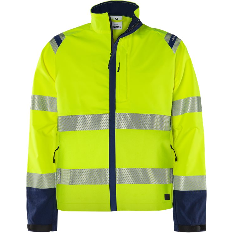 Fristads High vis Green stretch jack klasse 3 4647 GSTP Green Yellow High Vis jacks Hi-Vis Geel/Marineblauw / XS,Hi-Vis Geel/Marineblauw / S,Hi-Vis Geel/Marineblauw / M,Hi-Vis Geel/Marineblauw / L,Hi-Vis Geel/Marineblauw / XL,Hi-Vis Geel/Marineblauw / 2XL,Hi-Vis Geel/Marineblauw / 3XL,Hi-Vis Geel/Marineblauw / 4XL