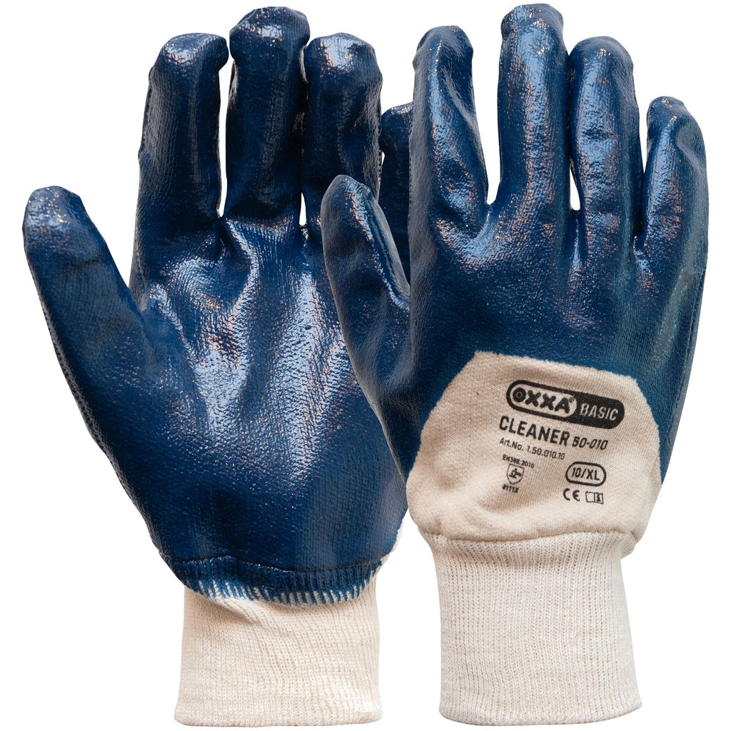 OXXA Basic OXXA® Cleaner 17-022 handschoen Light Gray Handschoen blauw/wit / 7/S,blauw/wit / 8/M,blauw/wit / 9/L,blauw/wit / 10/XL