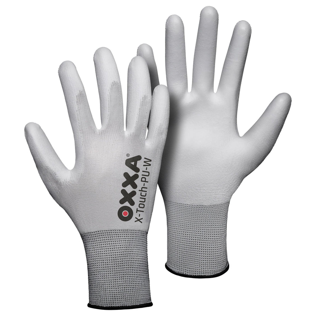 OXXA Premium OXXA® X-Touch-PU-W 51-115 handschoen Gray Handschoen wit / 7/S,wit / 8/M,wit / 9/L,wit / 10/XL,wit / 11/XXL