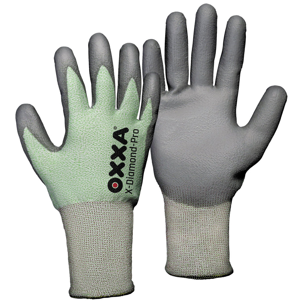 OXXA OXXA® X-Diamond-Pro 51-750 handschoen Light Slate Gray Handschoen grijs/groen / 7/S,grijs/groen / 8/M,grijs/groen / 9/L,grijs/groen / 10/XL,grijs/groen / 11/XXL