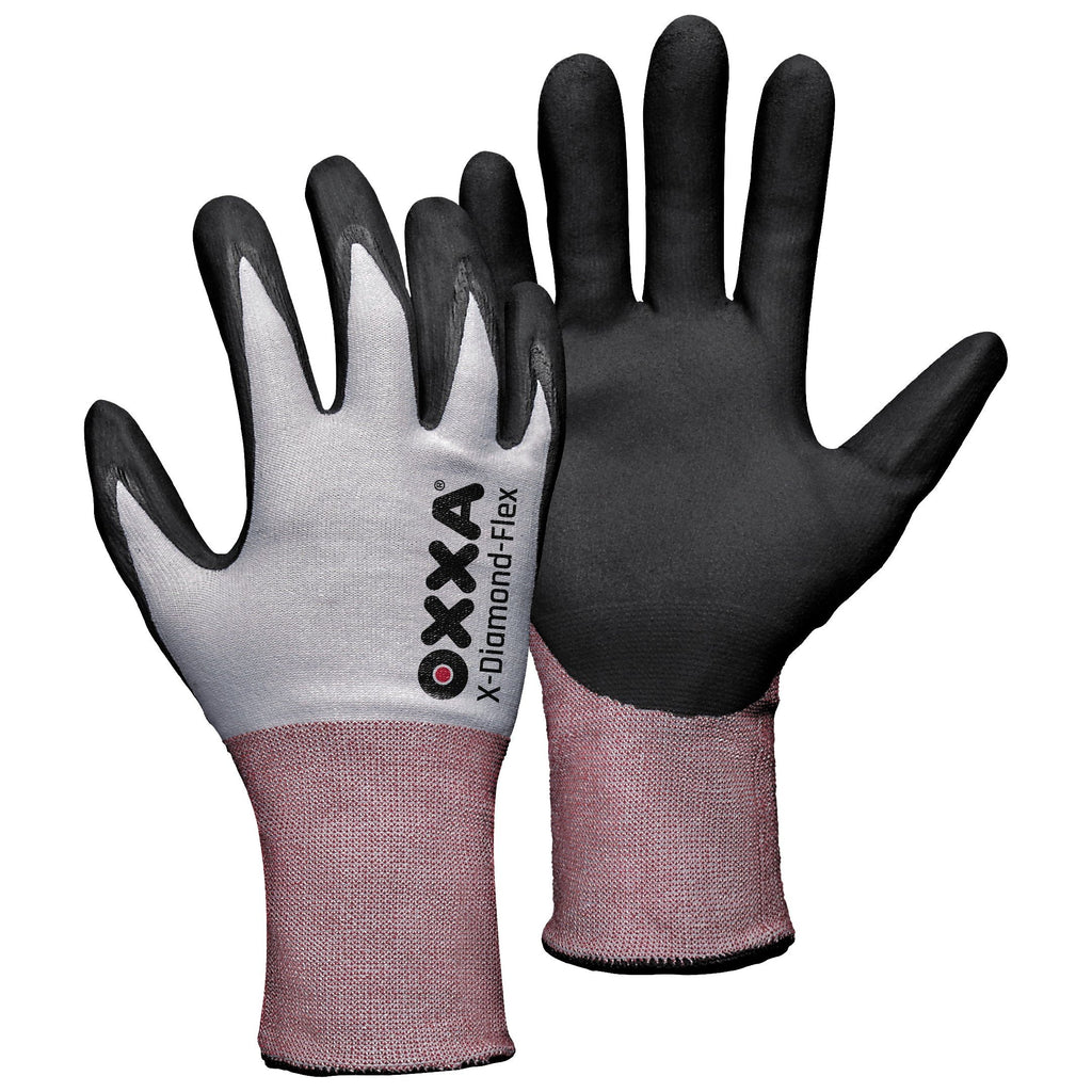 OXXA OXXA® X-Diamond-Flex 51-760 handschoen Dark Slate Gray Handschoen zwart/blauw / 8/M,zwart/blauw / 9/L,zwart/blauw / 10/XL,zwart/blauw / 11/XXL