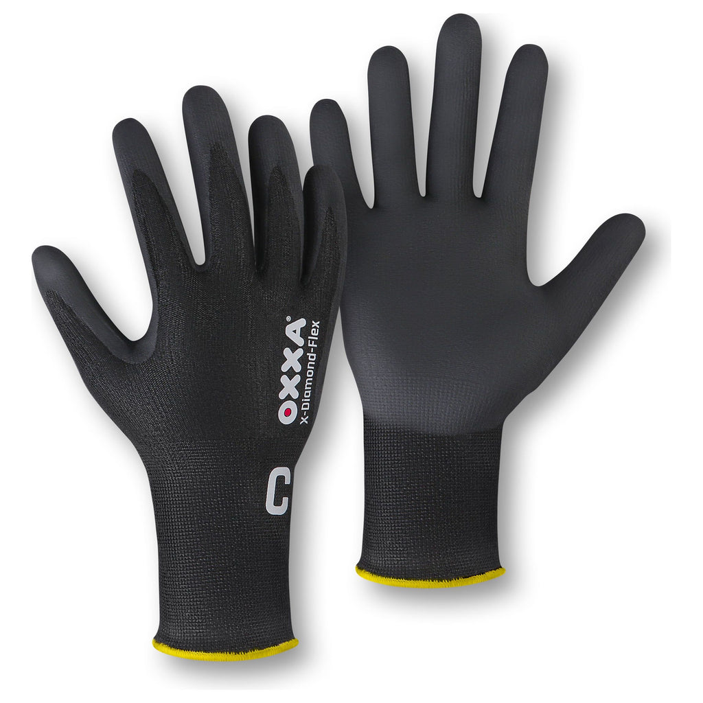 OXXA OXXA® X-Diamond-Flex 51-760 handschoen Light Gray Handschoen zwart / 7/S,zwart / 8/M,zwart / 9/L,zwart / 10/XL,zwart / 11/XXL