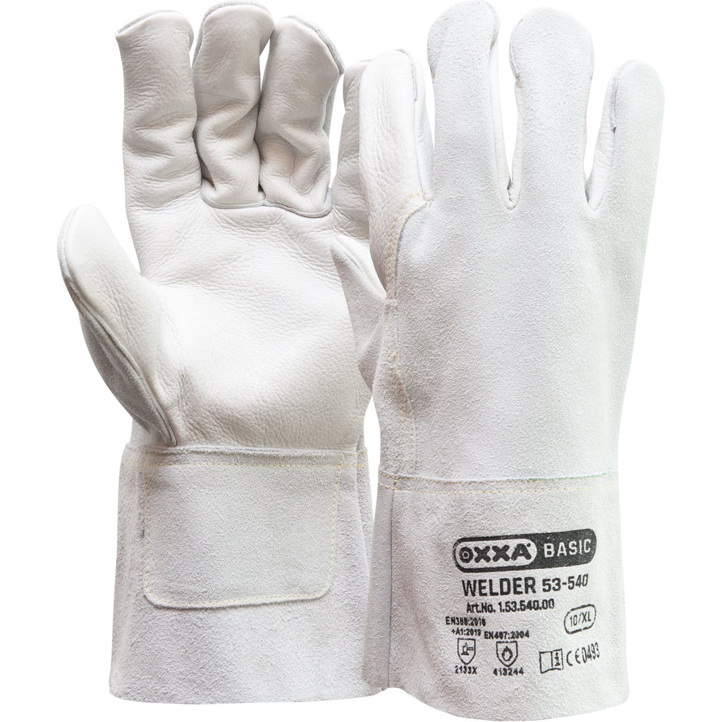 OXXA Basic OXXA® Welder Long 53-122 handschoen Light Gray Handschoen 10/XL