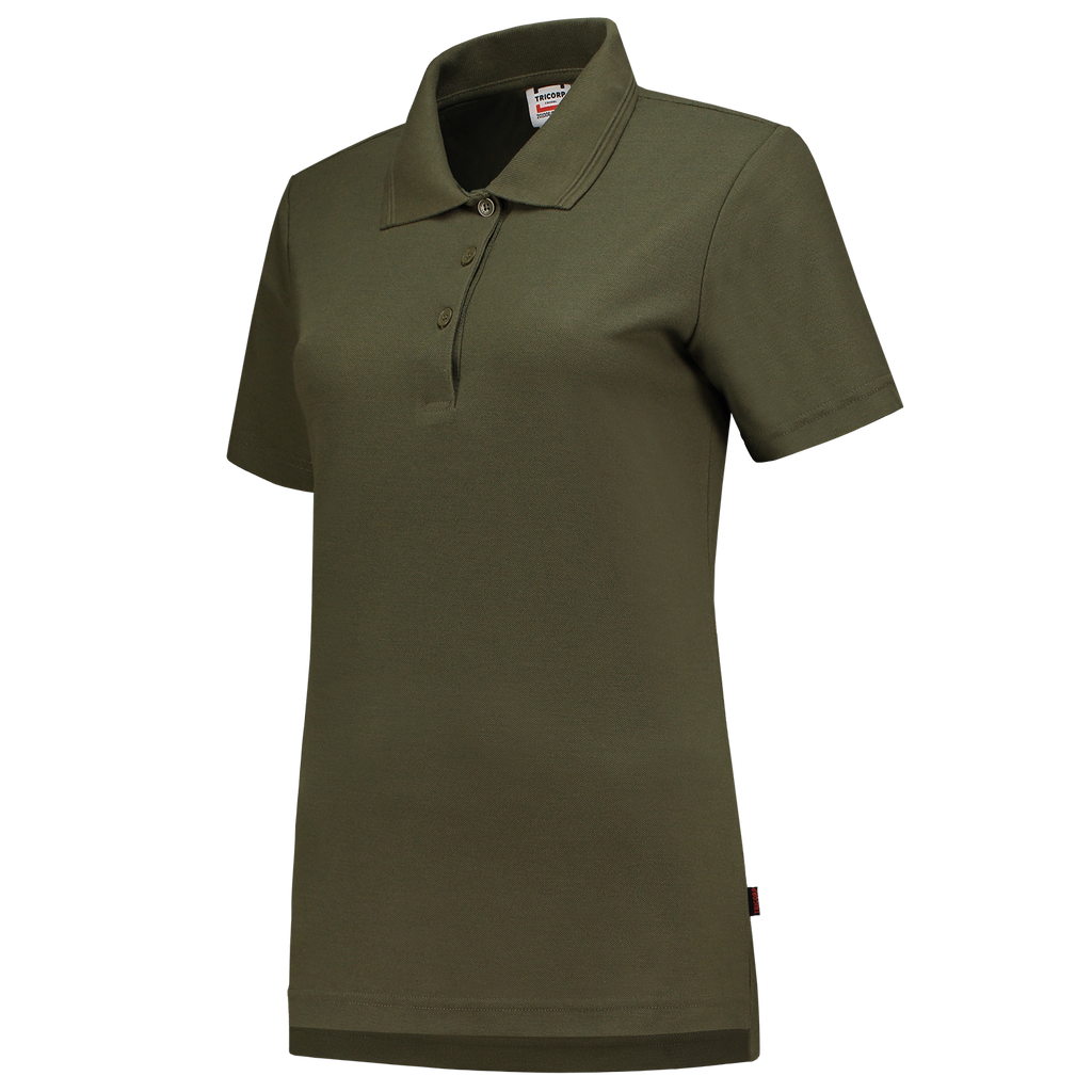 Tricorp Poloshirt Fitted Dames 201006 Dark Olive Green Army / XS,Army / S,Army / M,Army / L,Army / XL,Army / XXL,Army / 3XL,Black / XS,Black / S,Black / M,Black / L,Black / XL,Black / XXL,Black / 3XL,Darkgrey / XS,Darkgrey / S,Darkgrey / M,Darkgrey / L,Darkgrey / XL,Darkgrey / XXL,Darkgrey / 3XL,Fuchsia / XS,Fuchsia / S,Fuchsia / M,Fuchsia / L,Fuchsia / XL,Fuchsia / XXL,Fuchsia / 3XL,Greymel / XS,Greymel / S,Greymel / M,Greymel / L,Greymel / XL,Greymel / XXL,Greymel / 3XL,Ink / XS,Ink / S,Ink / M,Ink / L,In