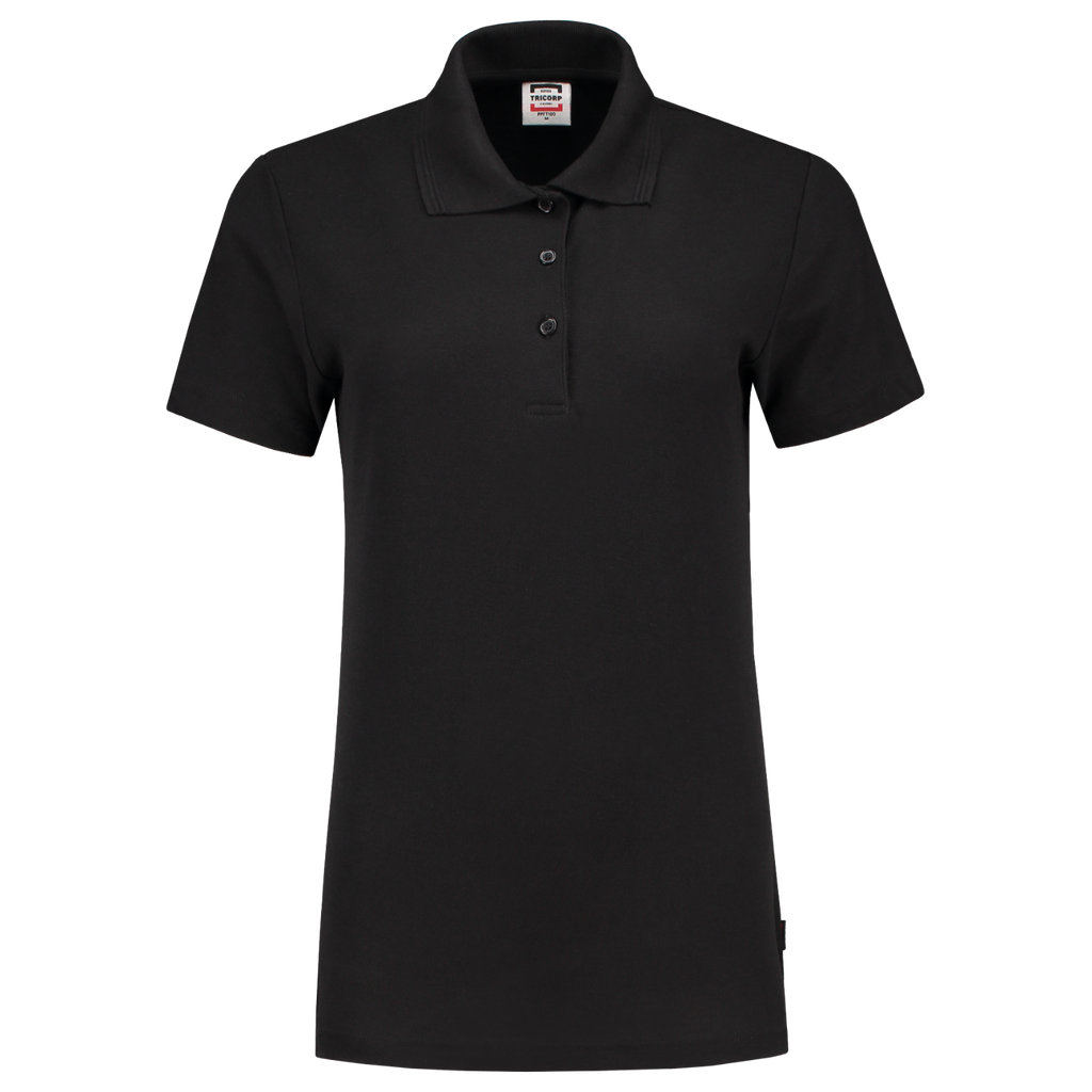 Tricorp Poloshirt Fitted Dames 201006 Black Black / XS,Black / S,Black / M,Black / L,Black / XL,Black / XXL,Black / 3XL