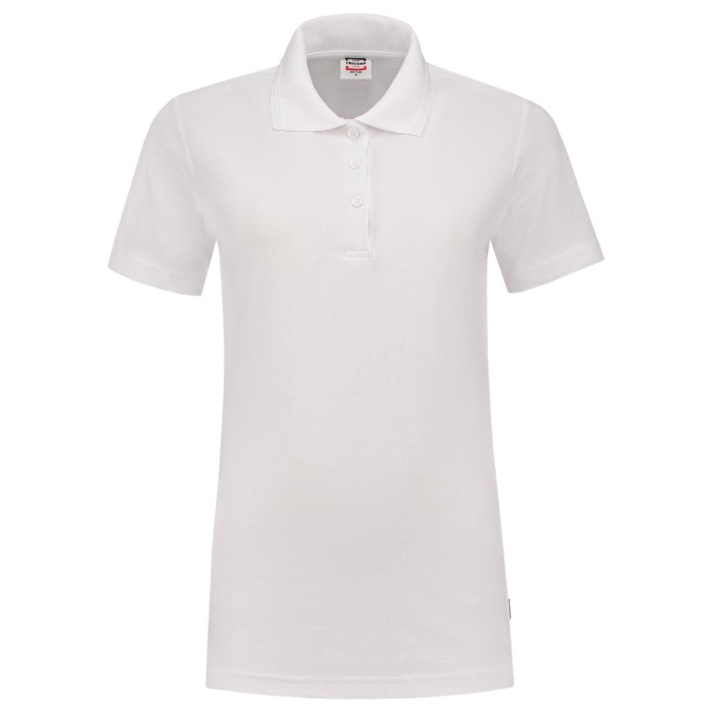 Tricorp Poloshirt Fitted Dames 201006 Light Gray White / XS,White / S,White / M,White / L,White / XL,White / XXL,White / 3XL