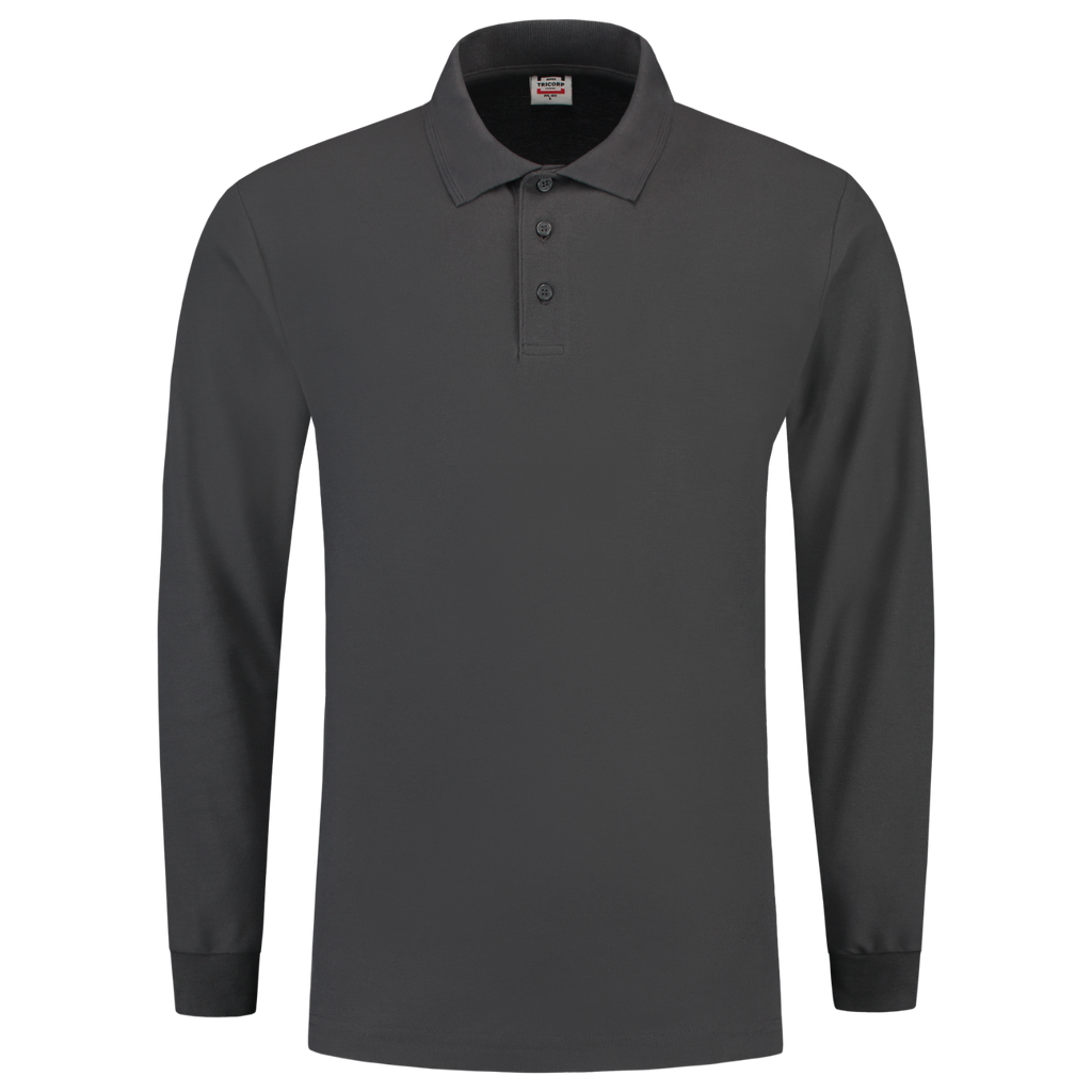 Tricorp Poloshirt Lange Mouw 201009 Dark Slate Gray Darkgrey / XS,Darkgrey / S,Darkgrey / M,Darkgrey / L,Darkgrey / XL,Darkgrey / XXL,Darkgrey / 3XL,Darkgrey / 4XL