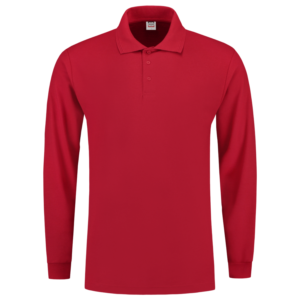 Tricorp Poloshirt Lange Mouw 201009 Firebrick Red / XS,Red / S,Red / M,Red / L,Red / XL,Red / XXL,Red / 3XL,Red / 4XL