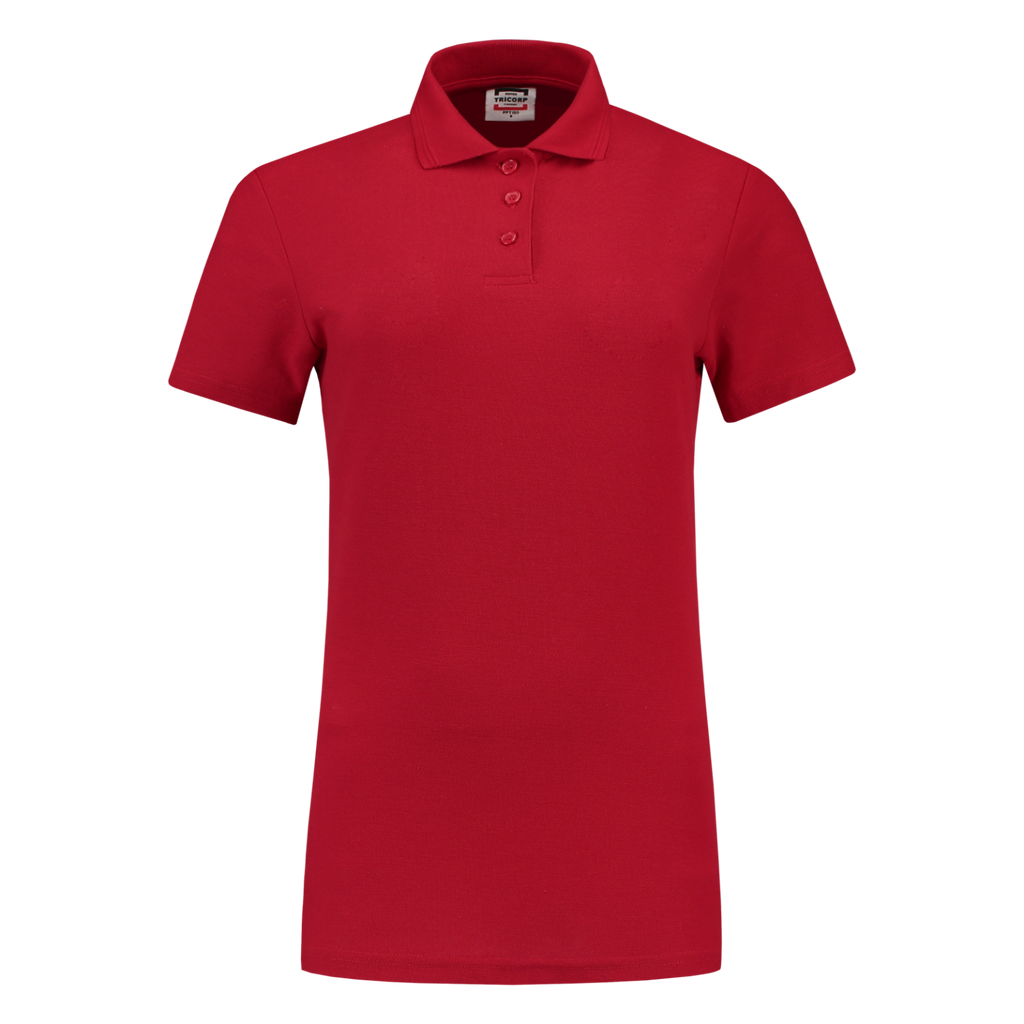 Tricorp Poloshirt 180 Gram Dames 201010 Firebrick Red / XXL,Red / S,Red / M,Red / L,Red / XL