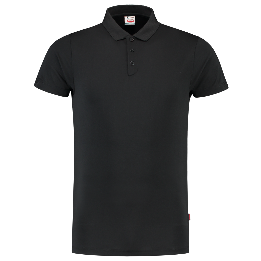 Tricorp Poloshirt Cooldry Fitted 201013 Dark Slate Gray Black / XS,Black / S,Black / M,Black / L,Black / XL,Black / XXL,Black / 3XL,Black / 4XL