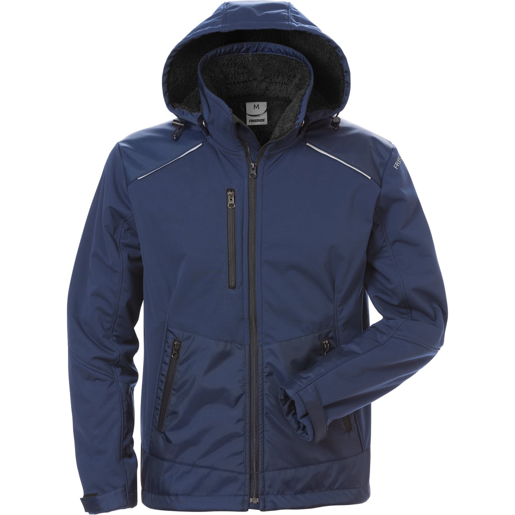 Fristads Fristads Stretch softshell winterjack 4060 CFJ Dark Slate Gray Softshell jas donker marineblauw / S,donker marineblauw / XS,donker marineblauw / M,donker marineblauw / L,donker marineblauw / XL,donker marineblauw / XXL,donker marineblauw / 3XL,donker marineblauw / 4XL