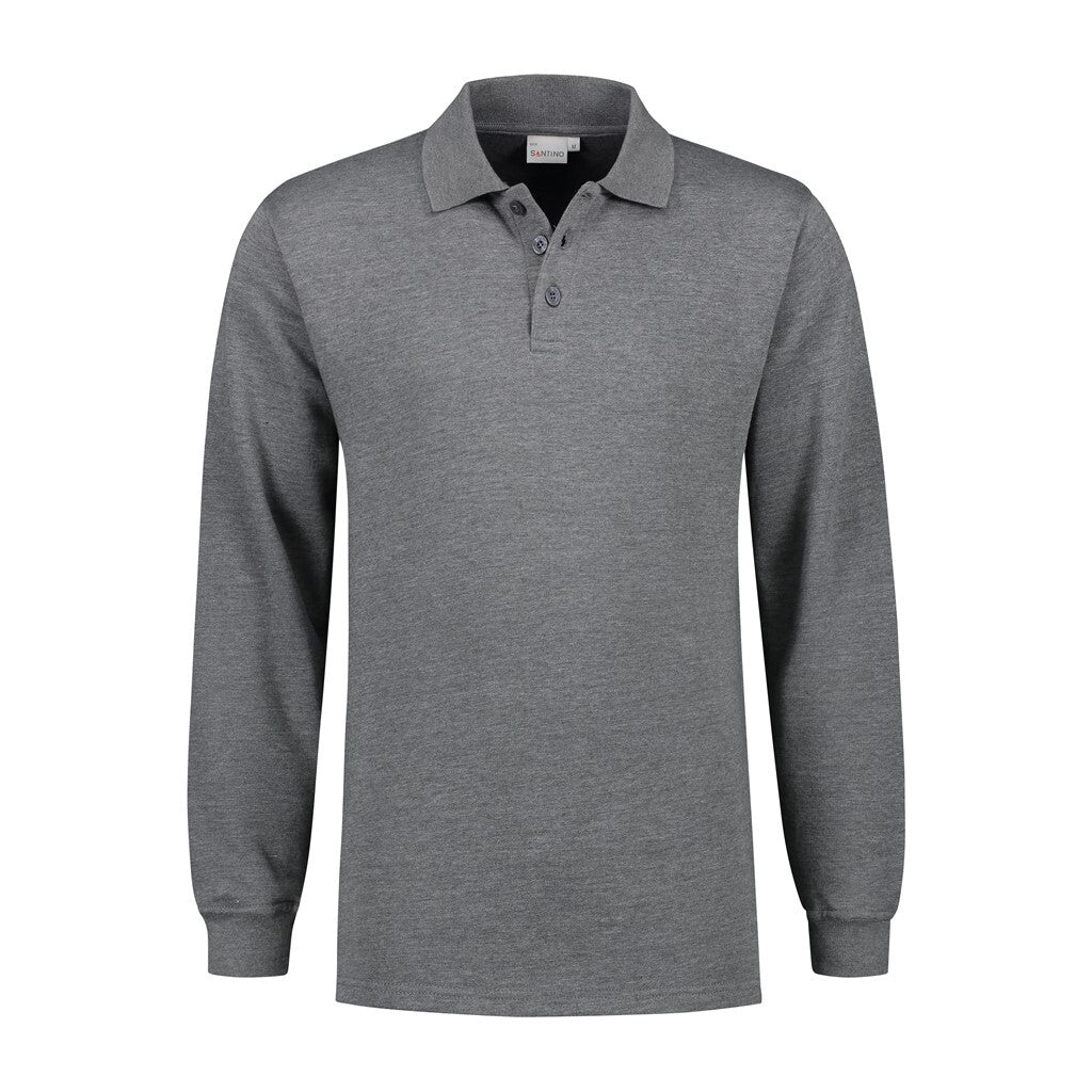 Santino Santino polosweater Polosweater Rick Dim Gray Polosweater Dark Grey / S, M, L, XL, XXL, 3XL, 4XL, 5XL