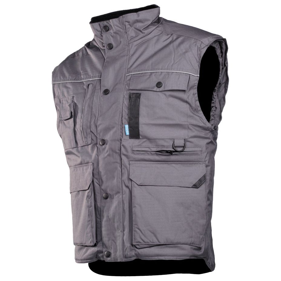 Sioen Sioen 087A Bernex bodywarmer Dim Gray Bodywarmer grijs / S,grijs / M,grijs / L,grijs / XL,grijs / XXL,grijs / 3XL